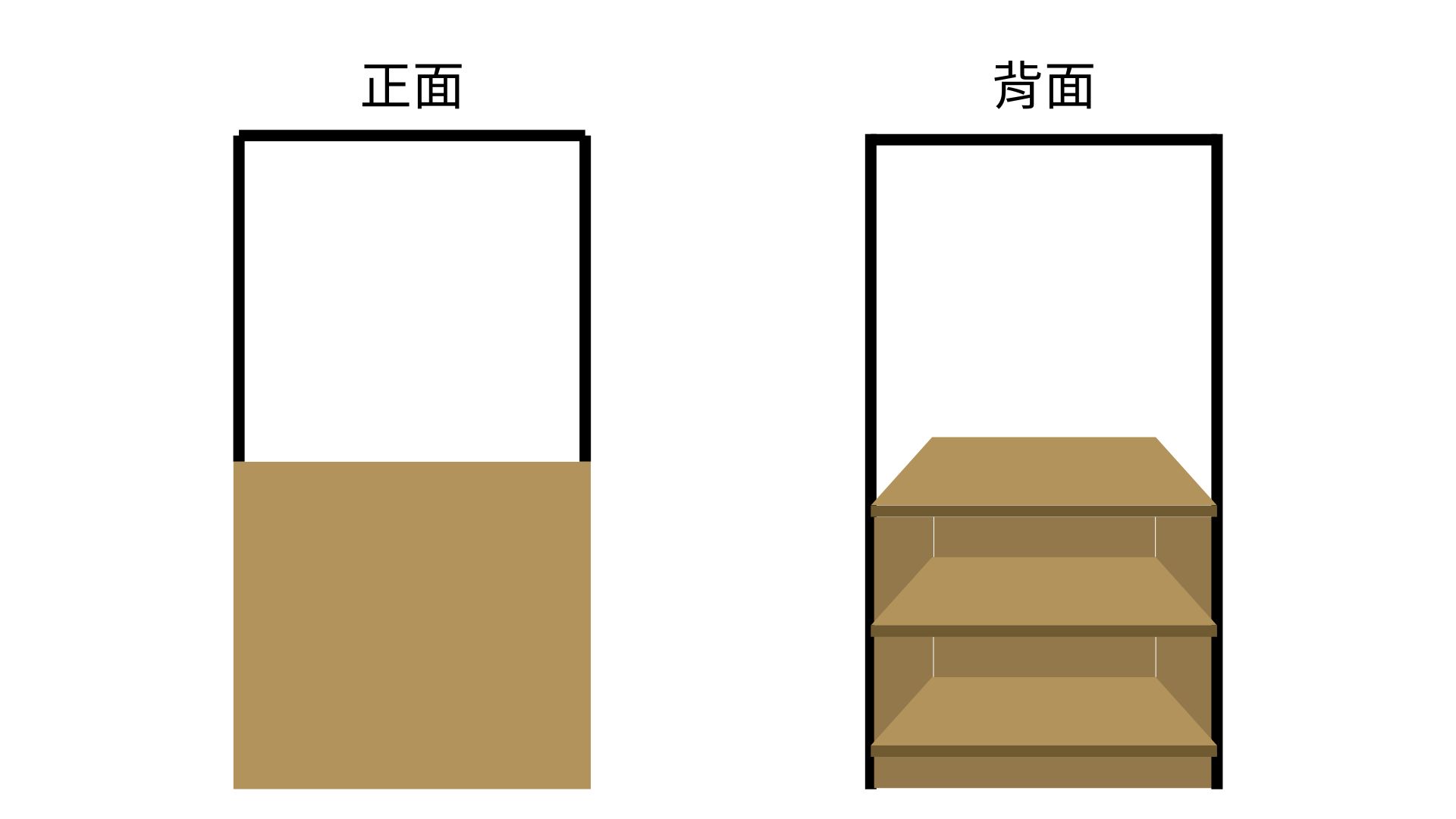 木架攤車(長120X寬60x高100)，附摺疊椅一張